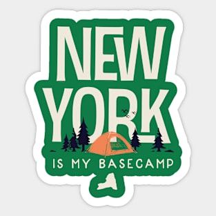 New York is my Base Camp Sticker